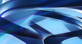 蓝色动感抽象线条图案