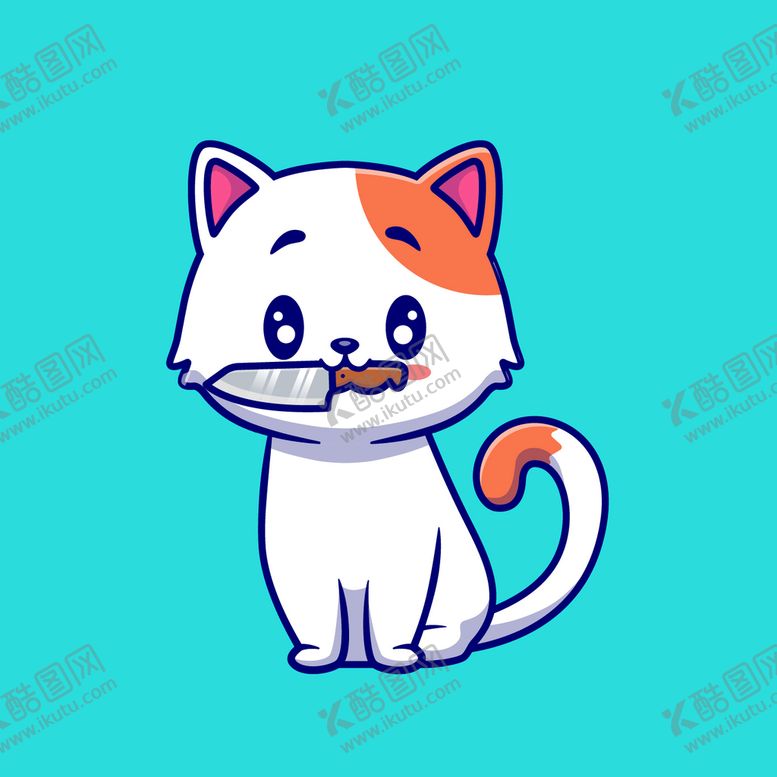 编号：46517309151243260165【酷图网】源文件下载-卡通猫可爱手绘猫