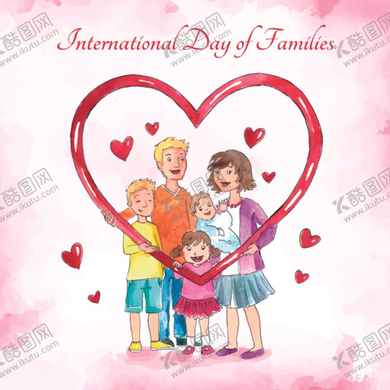 编号：66679710150450085546【酷图网】源文件下载-卡通家庭