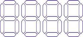 价格金额标签灰色可填充剪影8字