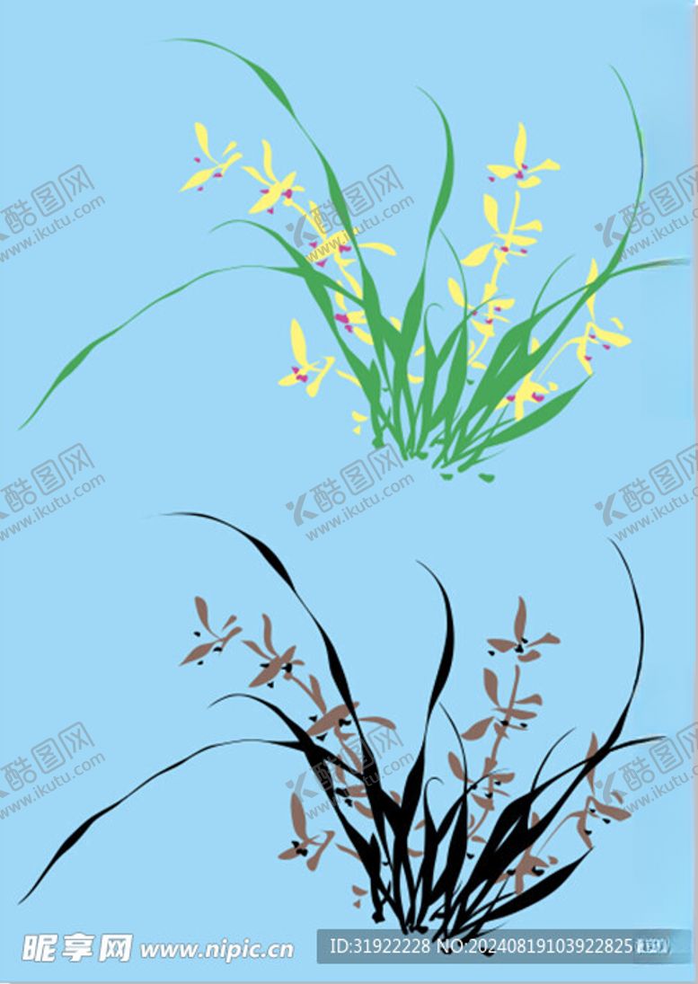 编号：42741702192027144806【酷图网】源文件下载-兰花