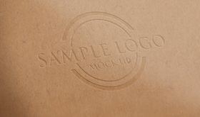 LOGO样机吸塑字logo应用背景墙效果图接待台