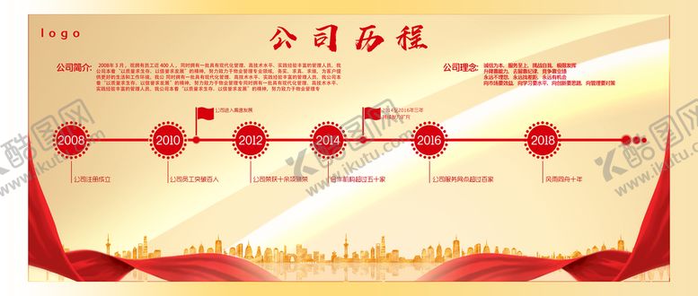 编号：41732909141626182306【酷图网】源文件下载-发展历程企业历程