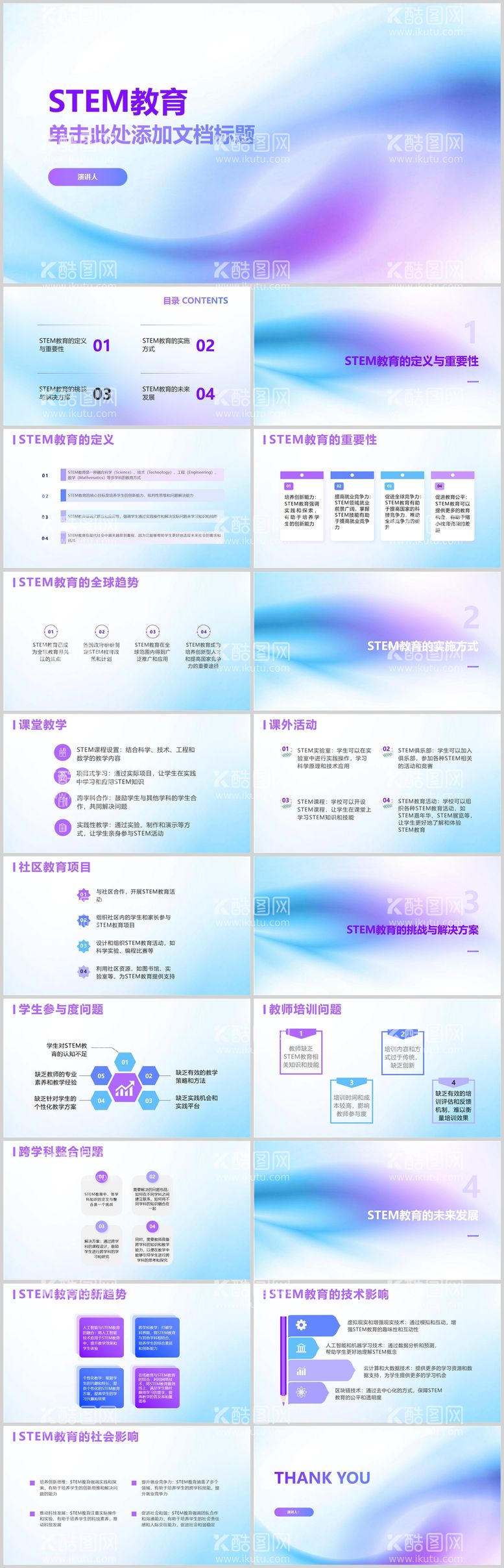 编号：14729711241339596790【酷图网】源文件下载-STEM教育介绍PPT模板