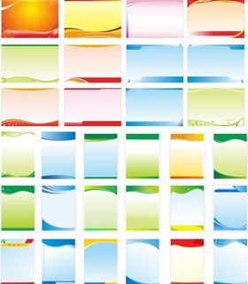 多彩渐变背景图案集合
