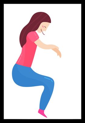 手绘女孩女人优雅美漂亮
