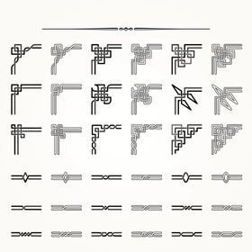 矢量复古 边框.ai