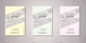 时尚画册封面炫彩素材矢量图素材潮流