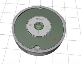 C4D模型扫地机器人