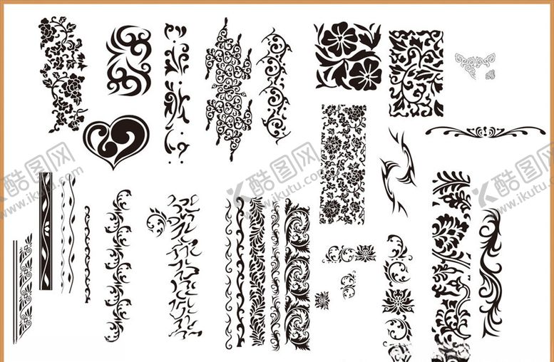 编号：82274709150901504269【酷图网】源文件下载-花纹花边边框角花