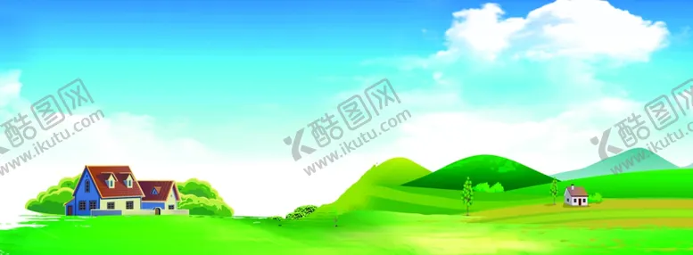 编号：50121102202249198238【酷图网】源文件下载-蓝天白云草地