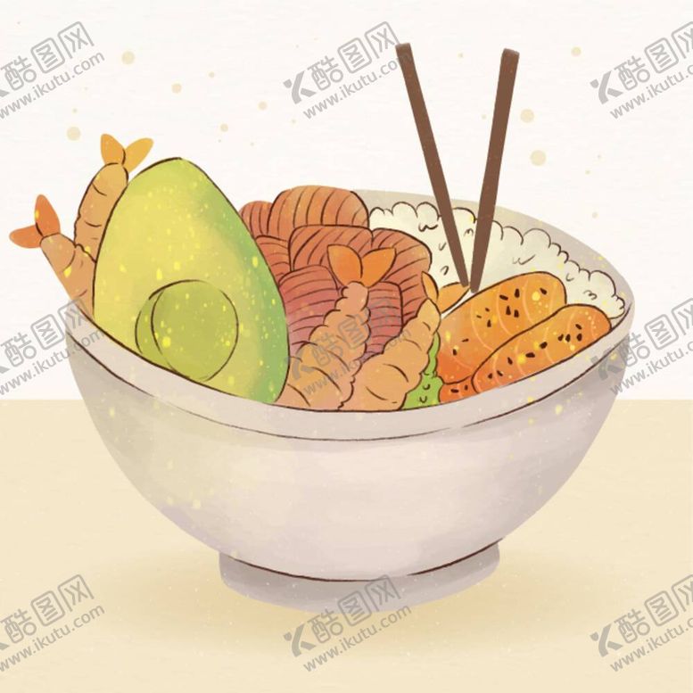 编号：40660111261534323582【酷图网】源文件下载-卡通食物