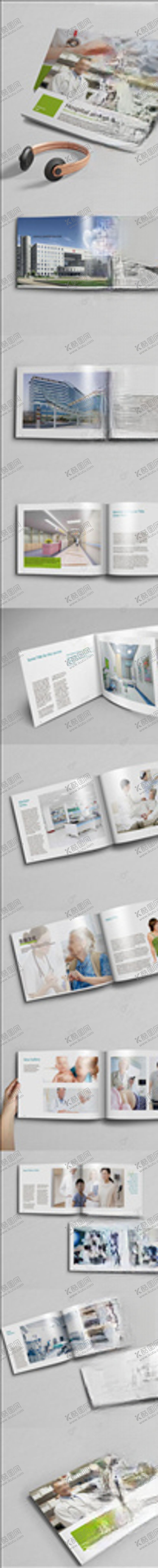 编号：50994506180823223744【酷图网】源文件下载-医院画册