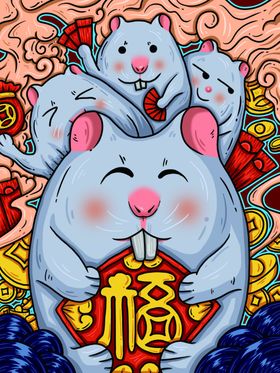 鼠年手绘