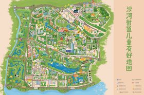 儿童城市手绘地图