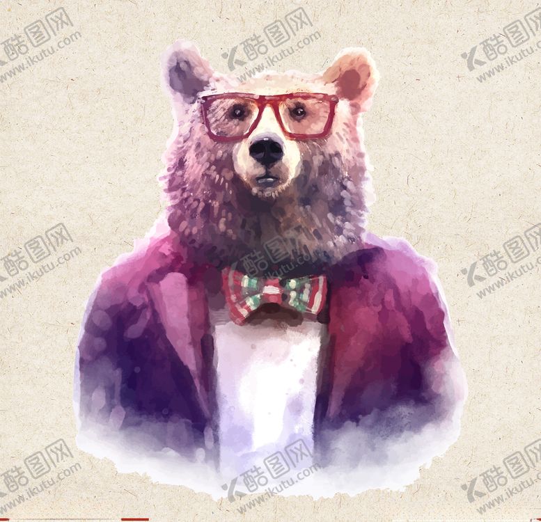 编号：72728109240643071752【酷图网】源文件下载-矢量动物矢量植物插画手绘