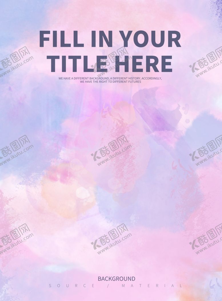 编号：34595310092228177891【酷图网】源文件下载-水彩海报背景纹理素材