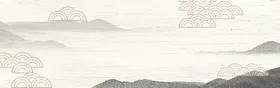 山水水墨背景