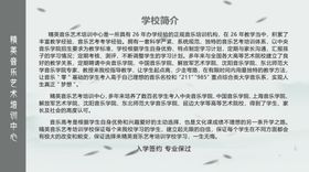 音乐教育学校简介海报