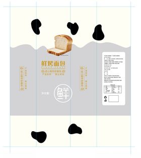 牛奶面包片包装设计
