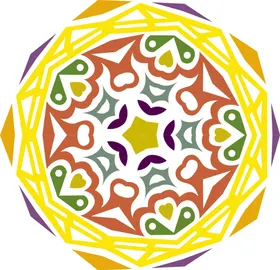 原创印花剪花古典图案图形元素窗民俗窗