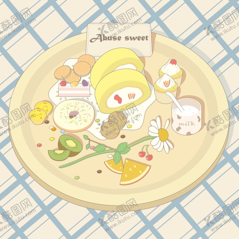 编号：75470410011231539160【酷图网】源文件下载-蛋糕甜食