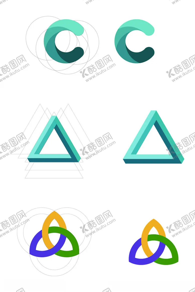 编号：48498601191349499424【酷图网】源文件下载-立体字母LOGO