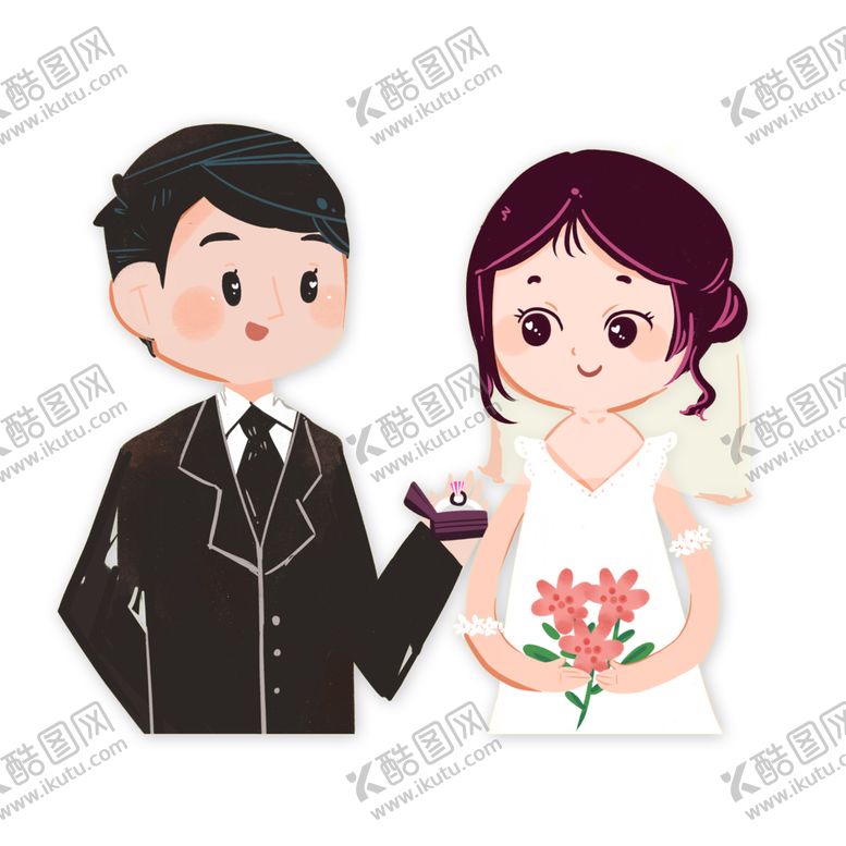 编号：14956610241905398319【酷图网】源文件下载-新郎新娘