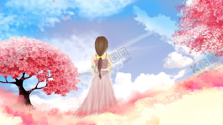 编号：96300110280725236295【酷图网】源文件下载-唯美插画