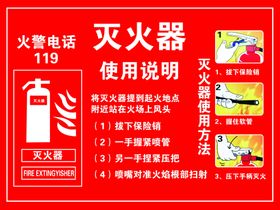 七星关建筑消防安全标识 灭火器
