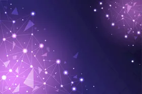 科技感背景矢量图霓虹高新术未来