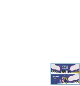 紫色派对横幅设计素材