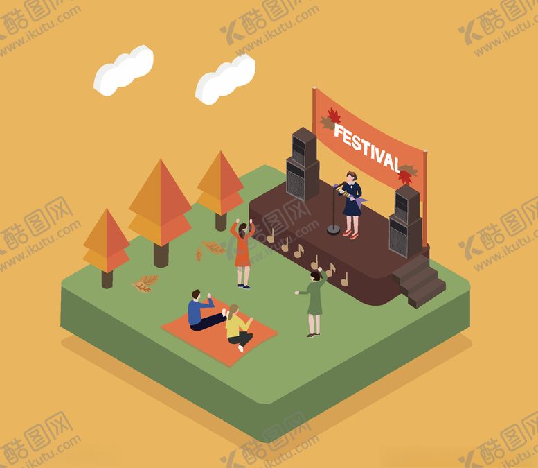 编号：93000509281337065358【酷图网】源文件下载-摇滚音乐节