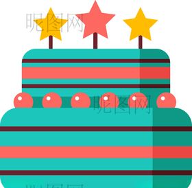 生日蛋糕UI标识标志LOGO