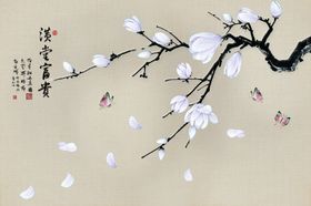 满堂富贵背景墙