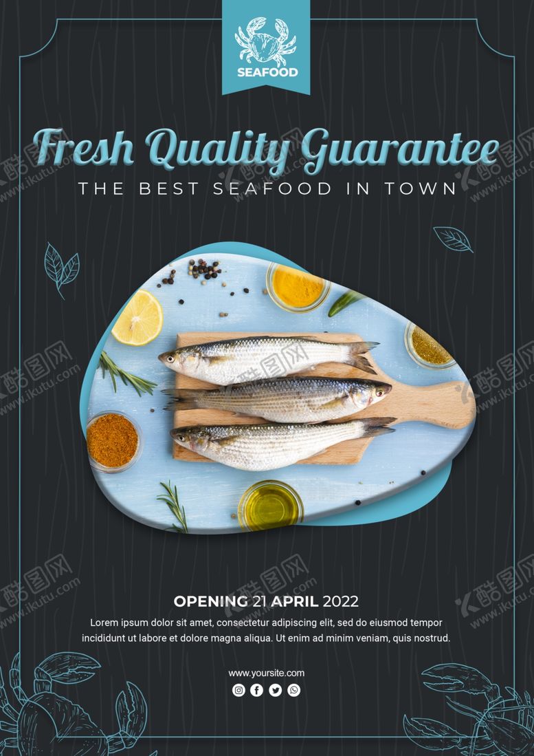 编号：20398509212038068893【酷图网】源文件下载-美食海报