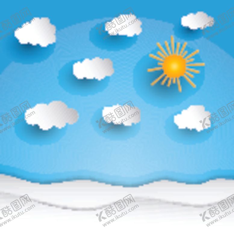 编号：22072209152251014797【酷图网】源文件下载-剪纸风格风景