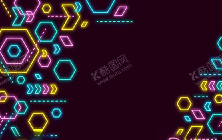 编号：78632010081527472927【酷图网】源文件下载-霓虹背景