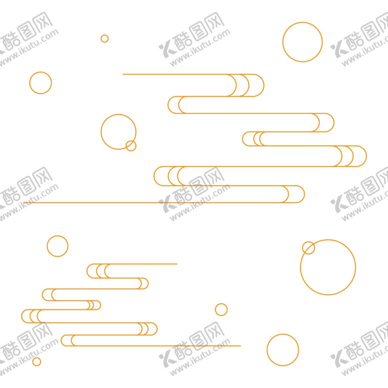 编号：60895105131850165124【酷图网】源文件下载-中国风金色祥云PNG免扣素材