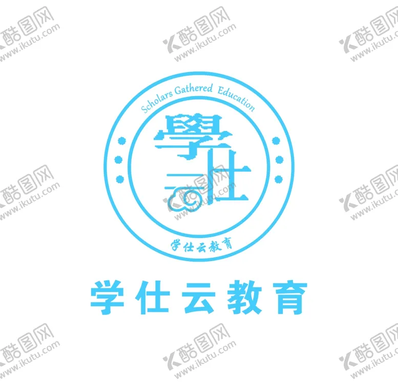 编号：69051604062340098854【酷图网】源文件下载-学士云教育logo