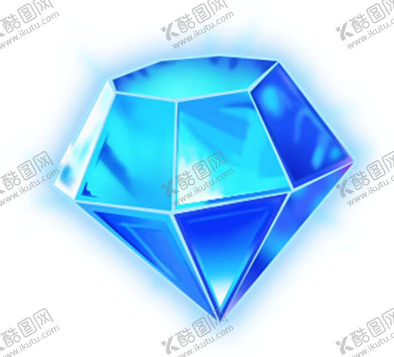 编号：19965409231453217149【酷图网】源文件下载-手绘钻石宝石水晶珠宝免扣素材