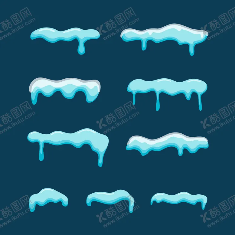 编号：79358109180227151754【酷图网】源文件下载-雪堆