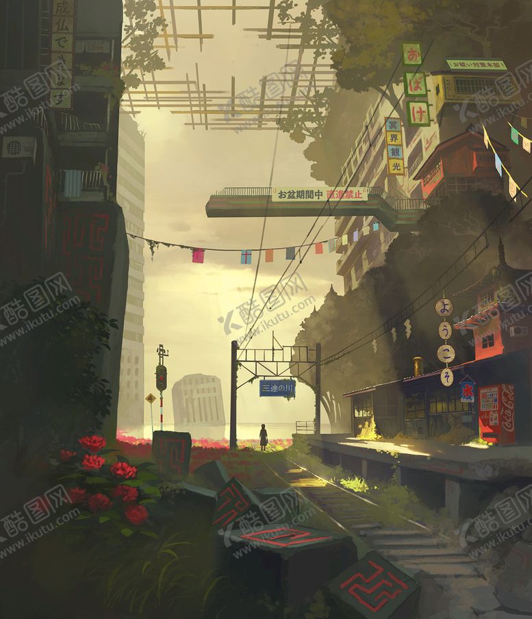 编号：51979911041133401729【酷图网】源文件下载-二次元动漫漫画建筑人物