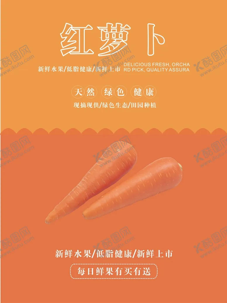 编号：98232902072340128504【酷图网】源文件下载-红萝卜海报