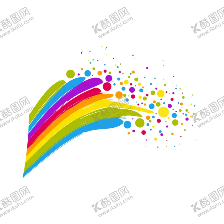 编号：85734101250945547895【酷图网】源文件下载-喷溅的彩虹