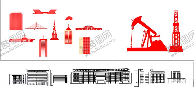 编号：90729310210712469649【酷图网】源文件下载-克拉玛依标志性建筑
