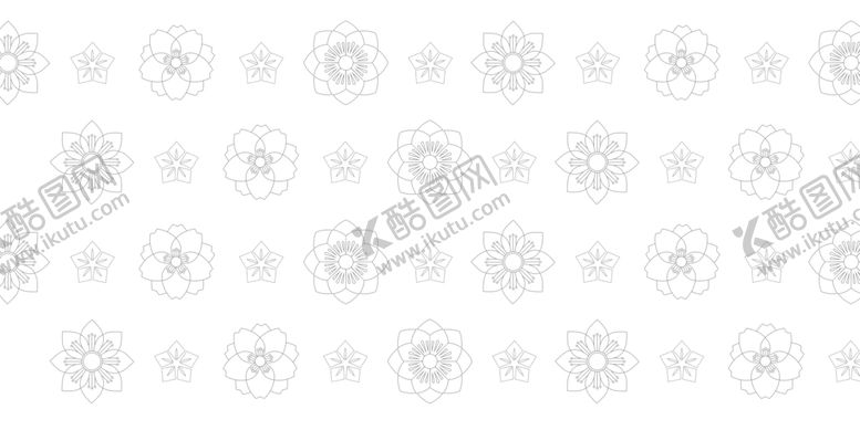 编号：67409910201910522662【酷图网】源文件下载-线描花朵