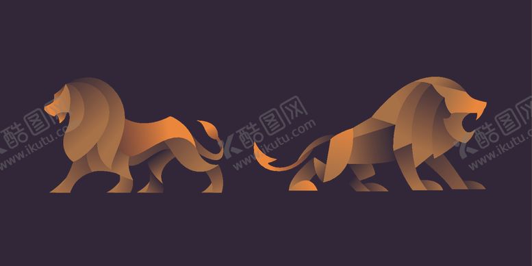 编号：14263909150939218819【酷图网】源文件下载-抽象动物插画