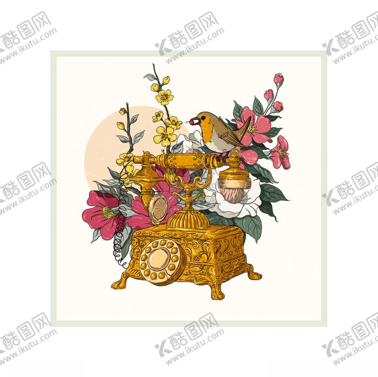 编号：36243201202127485981【酷图网】源文件下载-花卉装饰画