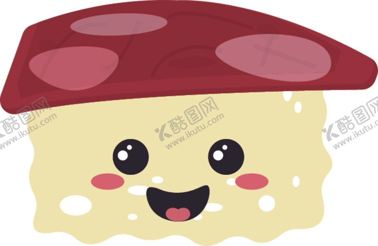 可爱美食卡哇伊AI设计素材AI矢量图